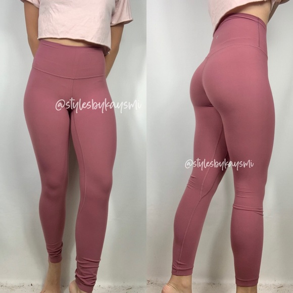 lululemon athletica Pants - Lululemon Align Moss Rose Leggings 7/8 25in